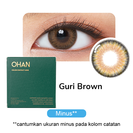 Eyelovin Ohan Guri Brown Softlens Minus Eyelovin Ohan Guri Brown Softlens Minus
