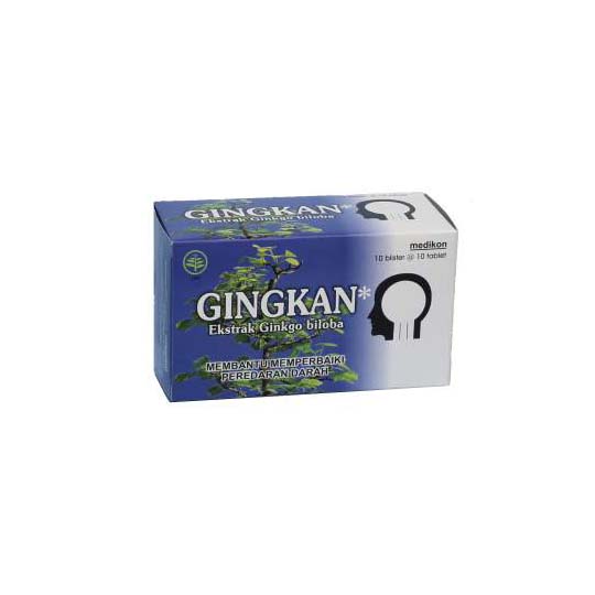 GINGKAN 40 MG 10 TABLET GINGKAN 40 MG 10 TABLET