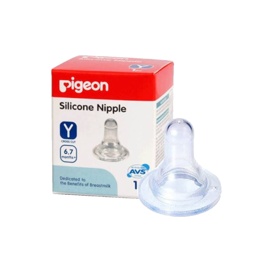 Pigeon Silicone Nipple Y 1 Piece Pigeon Silicone Nipple Y 1 Piece