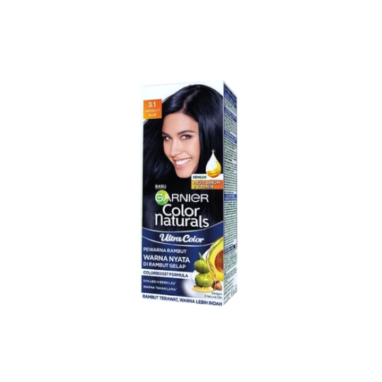 Garnier Color Naturals Ultra Color Kit - Pewarna Rambut 3.1 Midnight Blue Garnier Color Naturals Ultra Color Kit - Pewarna Rambut 3.1 Midnight Blue