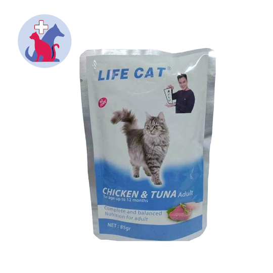 Life Cat Adult Cat Chicken & Tuna 85 g Life Cat Adult Cat Chicken & Tuna 85 g