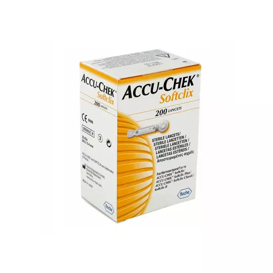 ACCU CHEK SOFTCLIX LANCETS 200 LANCETS ACCU CHEK SOFTCLIX LANCETS 200 LANCETS