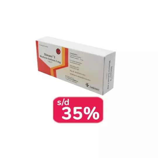 SIMARC 2 MG 30 TABLET - OBAT RUTIN SIMARC 2 MG 30 TABLET - OBAT RUTIN
