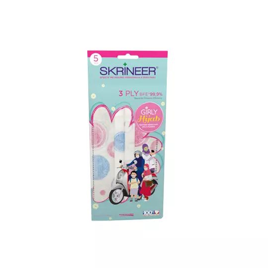 SKRINEER GIRLY HIJAB MASK 5 PIECES SKRINEER GIRLY HIJAB MASK 5 PIECES