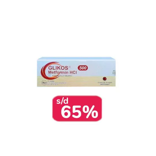 GLIKOS 500 MG 30 TABLET - OBAT RUTIN GLIKOS 500 MG 30 TABLET - OBAT RUTIN