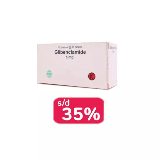GLIBENCLAMIDE 5 MG 30 KAPLET - OBAT RUTIN GLIBENCLAMIDE 5 MG 30 KAPLET - OBAT RUTIN