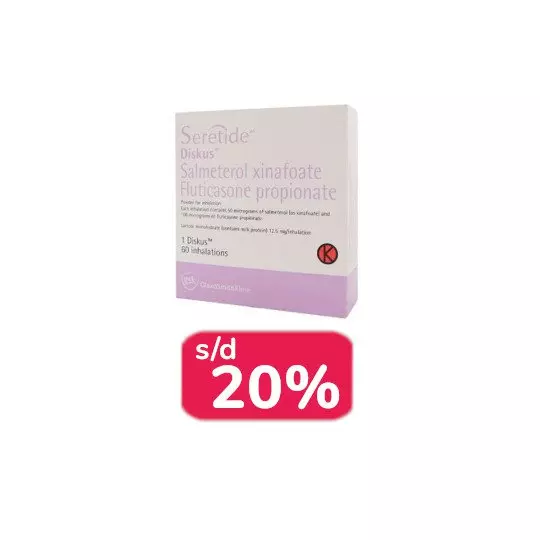 SERETIDE INHALER DISKUS 100 2 BOX - OBAT RUTIN SERETIDE INHALER DISKUS 100 2 BOX - OBAT RUTIN
