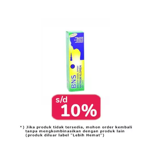 BNS BREATHY NASAL SPRAY 2 BOTOL (@30 ML) - LEBIH HEMAT BNS BREATHY NASAL SPRAY 2 BOTOL (@30 ML) - LEBIH HEMAT
