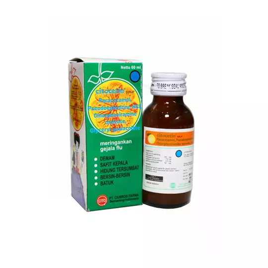 CITOCETIN SIRUP 60 ML CITOCETIN SIRUP 60 ML
