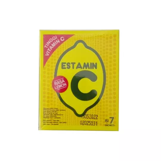 ESTAMIN - C 100 RASA LEMON 7 SACHET ESTAMIN - C 100 RASA LEMON 7 SACHET