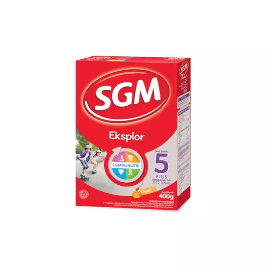 SGM EKSPLOR 5 PLUS COMPLINUTRI MADU SUSU BUBUK 400 GR SGM EKSPLOR 5 PLUS COMPLINUTRI MADU SUSU BUBUK 400 GR