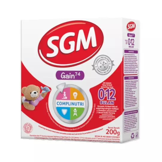 SGM GAIN 74 0-12 BULAN 200 G SGM GAIN 74 0-12 BULAN 200 G