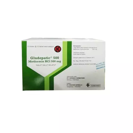 GLUDEPATIC 500 MG 10 TABLET GLUDEPATIC 500 MG 10 TABLET