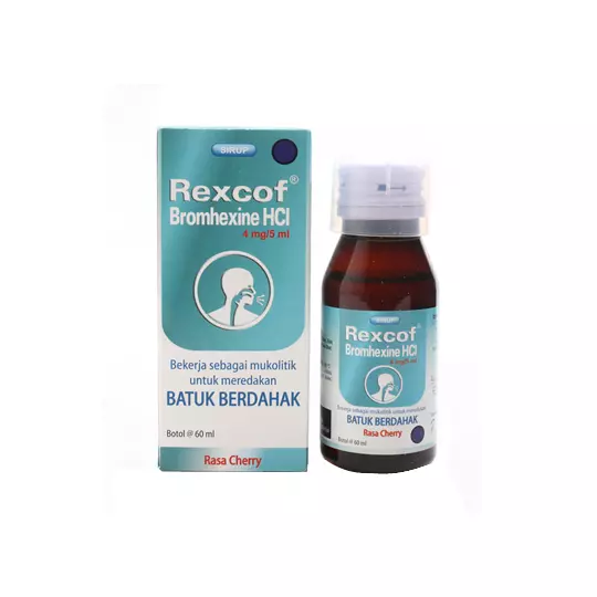 REXCOF SIRUP BATUK BERDAHAK 60 ML REXCOF SIRUP BATUK BERDAHAK 60 ML