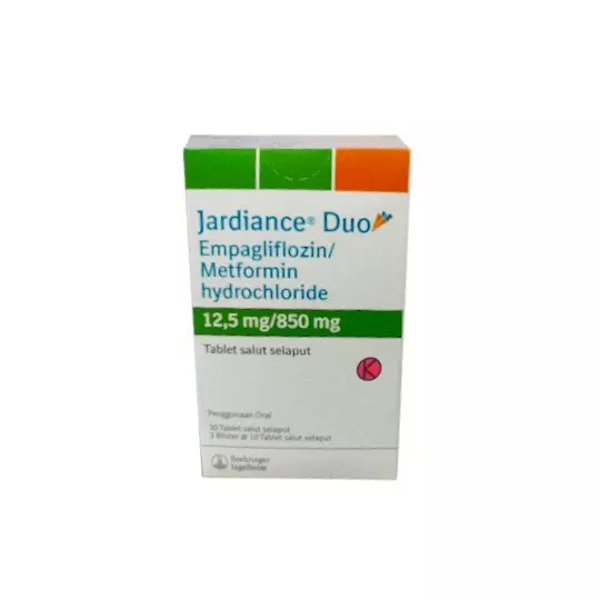 JARDIANCE DUO 12.5 MG/850 MG 10 TABLET JARDIANCE DUO 12.5 MG/850 MG 10 TABLET