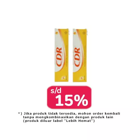 CDR EFFERVESCENT 2 TUBE (@15 TABLET) - LEBIH HEMAT CDR EFFERVESCENT 2 TUBE (@15 TABLET) - LEBIH HEMAT