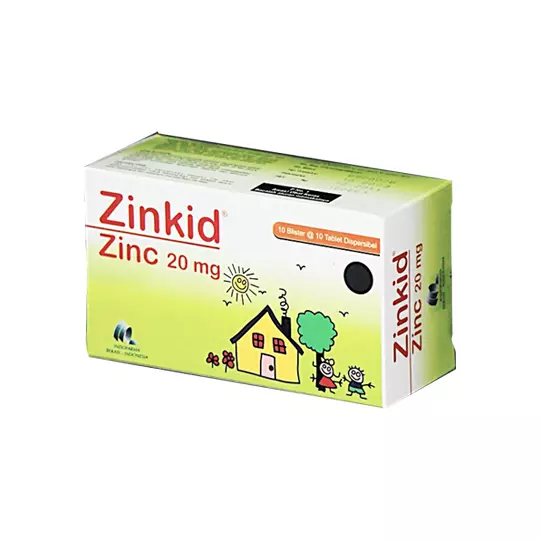 ZINKID 20 MG 10 TABLET ZINKID 20 MG 10 TABLET
