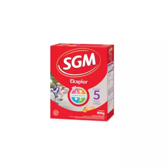 SGM EKSPLOR 5 PLUS COMPLINUTRI MADU SUSU BUBUK 900 GR SGM EKSPLOR 5 PLUS COMPLINUTRI MADU SUSU BUBUK 900 GR
