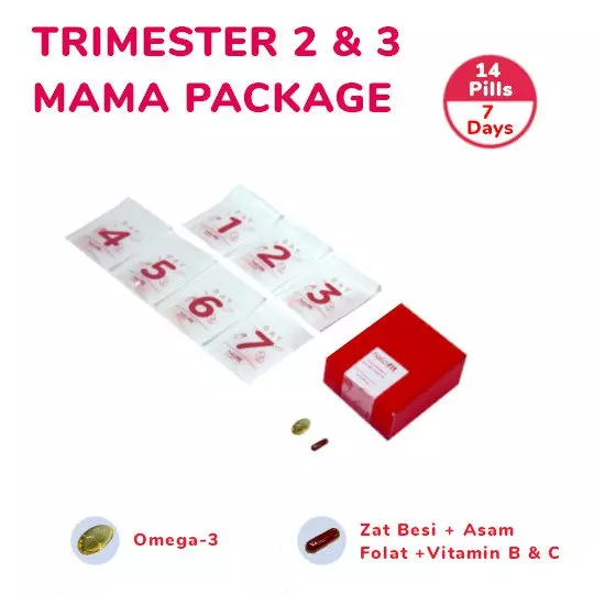 TRIMESTER 2 & 3 MAMA PACKAGE (7-DAYS) TRIMESTER 2 & 3 MAMA PACKAGE (7-DAYS)