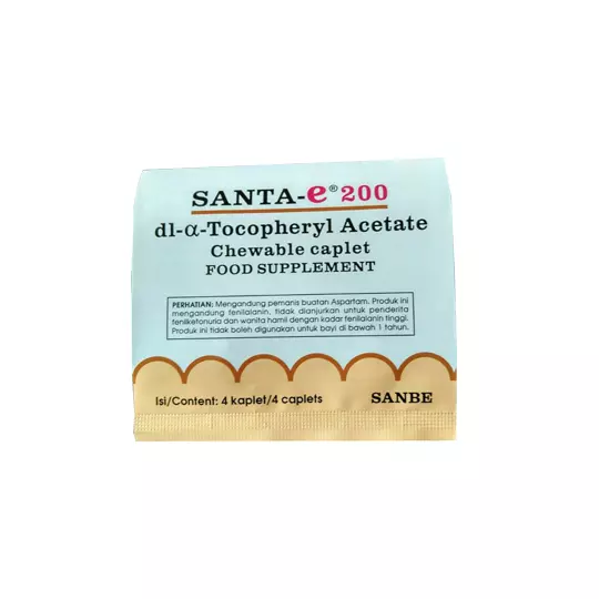 SANTA-E 200 IU 4 KAPLET SANTA-E 200 IU 4 KAPLET