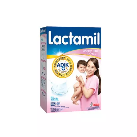 LACTAMIL IBU MENYUSUI RASA VANILA 200 G LACTAMIL IBU MENYUSUI RASA VANILA 200 G