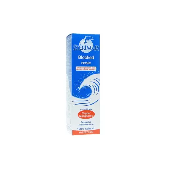 STERIMAR BLOCKED NOSE HYPERTONIC 100ML STERIMAR BLOCKED NOSE HYPERTONIC 100ML