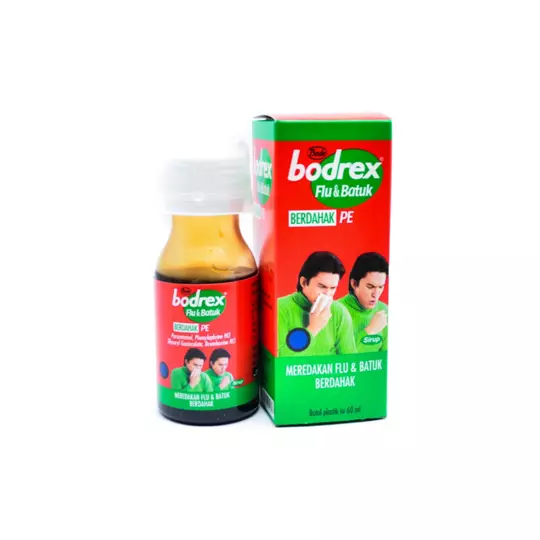 BODREX FLU DAN BATUK BERDAHAK PE SIRUP 60 ML BODREX FLU DAN BATUK BERDAHAK PE SIRUP 60 ML