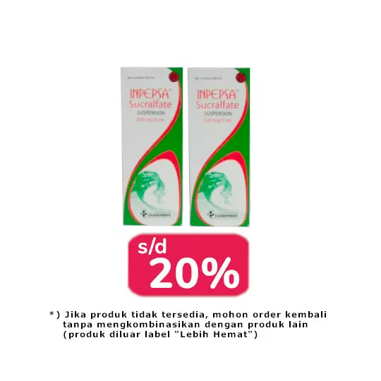 INPEPSA SIRUP 200 ML 2 BOTOL - LEBIH HEMAT INPEPSA SIRUP 200 ML 2 BOTOL - LEBIH HEMAT