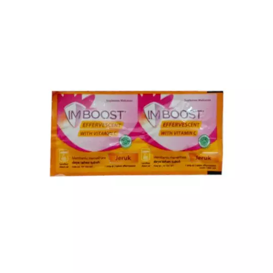 IMBOOST EFFERVESCENT RASA JERUK 2 TABLET IMBOOST EFFERVESCENT RASA JERUK 2 TABLET