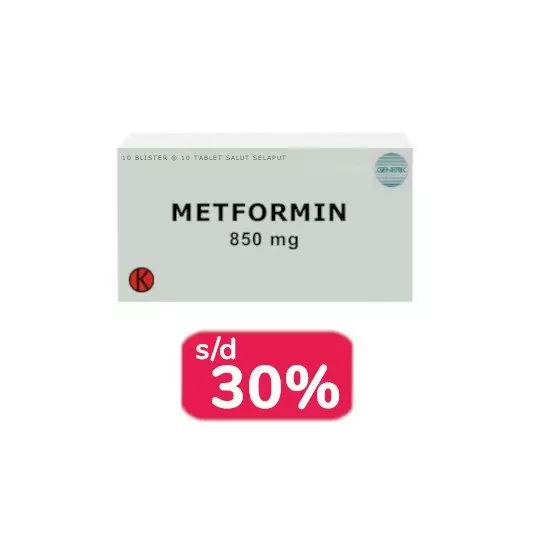METFORMIN 850 MG 30 TABLET - OBAT RUTIN METFORMIN 850 MG 30 TABLET - OBAT RUTIN