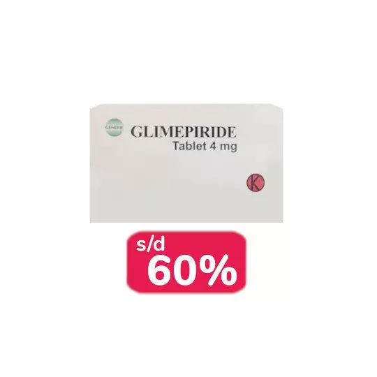 GLIMEPIRIDE 4 MG 30 TABLET - OBAT RUTIN GLIMEPIRIDE 4 MG 30 TABLET - OBAT RUTIN