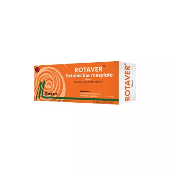 ROTAVER 6 MG 10 TABLET ROTAVER 6 MG 10 TABLET
