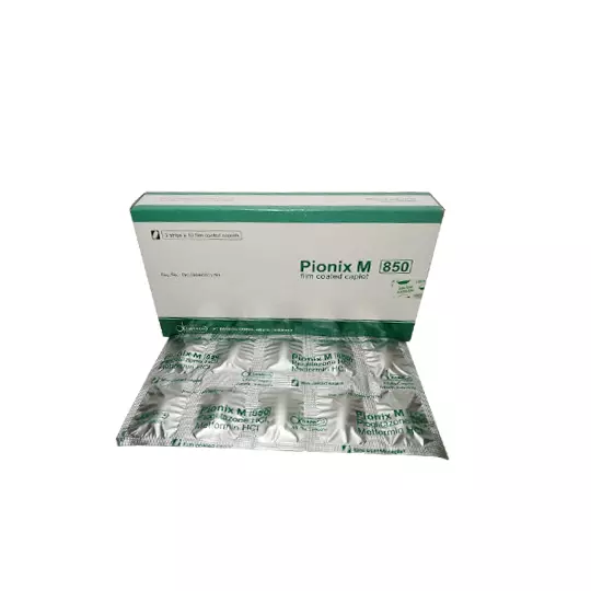 PIONIX-M 15 MG/850 MG 10 TABLET PIONIX-M 15 MG/850 MG 10 TABLET