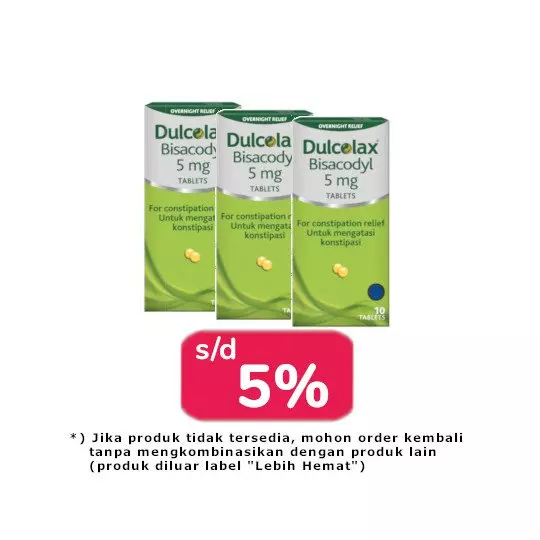 DULCOLAX 5 MG 30 TABLET - LEBIH HEMAT DULCOLAX 5 MG 30 TABLET - LEBIH HEMAT