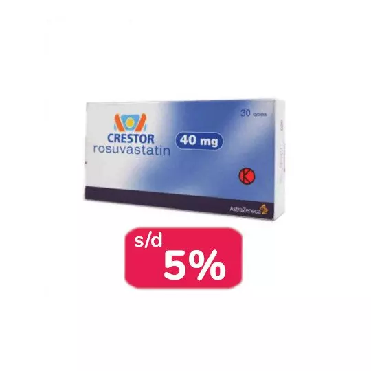 CRESTOR 40 MG 30 TABLET - OBAT RUTIN CRESTOR 40 MG 30 TABLET - OBAT RUTIN