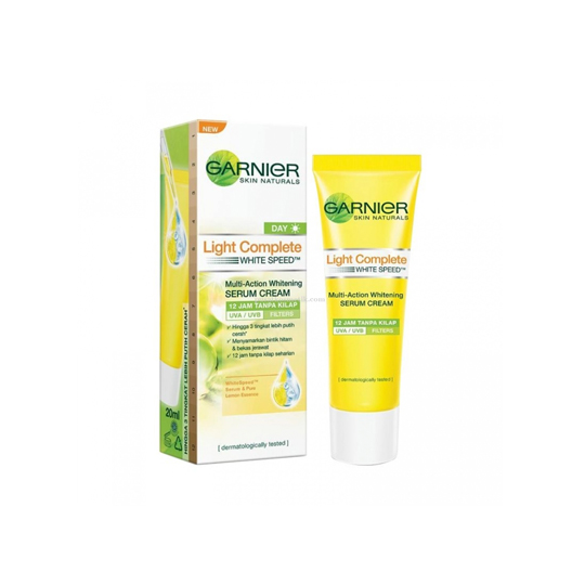 GARNIER LIGHT COMPLETE WHITE SPEED SERUM CREAM 20 ML GARNIER LIGHT COMPLETE WHITE SPEED SERUM CREAM 20 ML