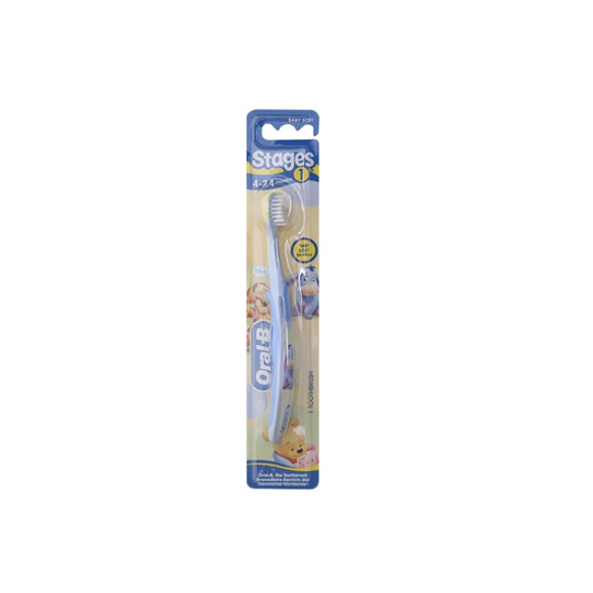 ORAL B STAGES 4-24 MONTH BABY SOFT SIKAT GIGI ORAL B STAGES 4-24 MONTH BABY SOFT SIKAT GIGI