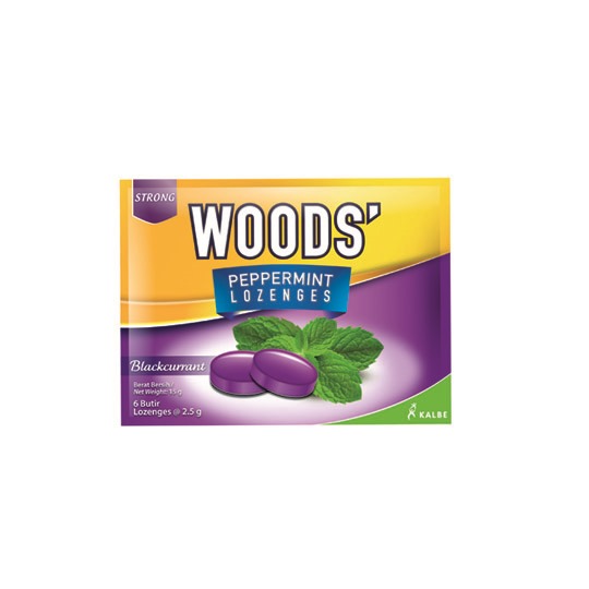 WOODS LOZENGES BLACKCURRANT 6 TABLET WOODS LOZENGES BLACKCURRANT 6 TABLET