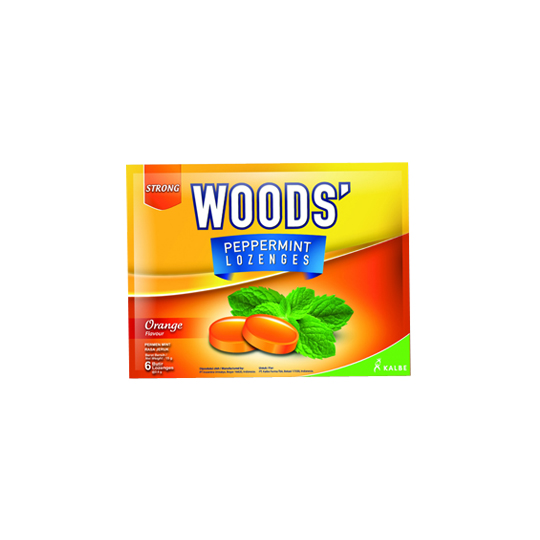 WOODS LOZENGES ORANGE 6 BUTIR WOODS LOZENGES ORANGE 6 BUTIR