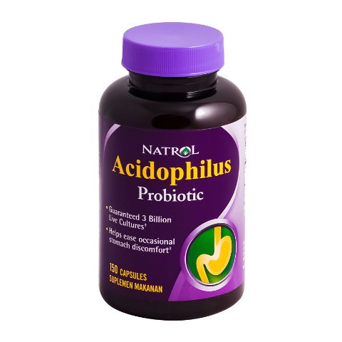 NATROL ACHIDOPHILUS 100 MG 60 KAPSUL NATROL ACHIDOPHILUS 100 MG 60 KAPSUL