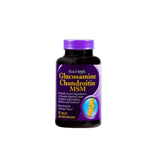 NATROL GLUCOSAMINE CHONDROITIN AND MSM 90 TABLET NATROL GLUCOSAMINE CHONDROITIN AND MSM 90 TABLET