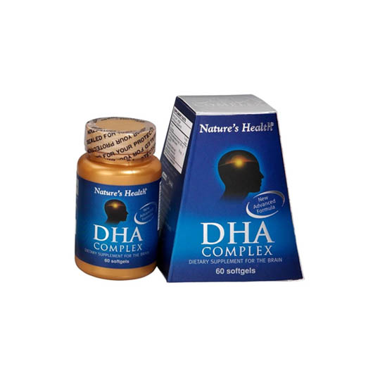 NATURE'S HEALTH DHA COMPLEX 500 MG 60 KAPSUL NATURE'S HEALTH DHA COMPLEX 500 MG 60 KAPSUL