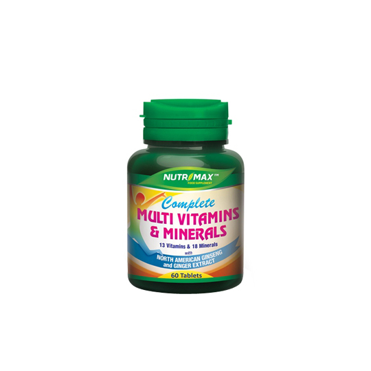 NUTRIMAX COMPLETE MULTIVITAMINS & MINERALS 60 TABLET NUTRIMAX COMPLETE MULTIVITAMINS & MINERALS 60 TABLET