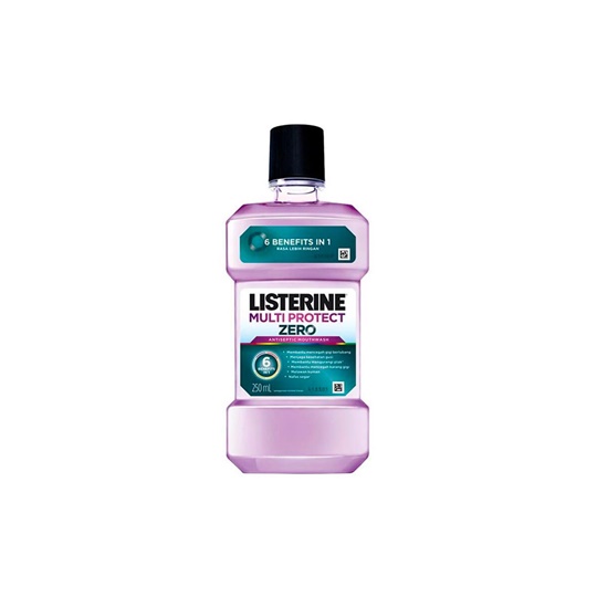 LISTERINE ANTISEPTIC MULTI PRO ZERO MOUTHWASH 250 ML LISTERINE ANTISEPTIC MULTI PRO ZERO MOUTHWASH 250 ML