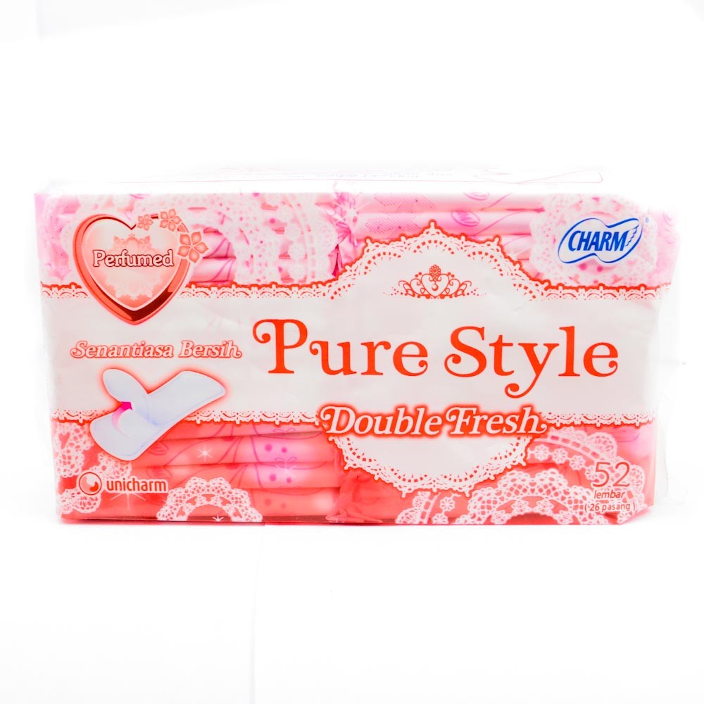 Charm Pantyliner Double Fresh Parfume 52 Pads Charm Pantyliner Double Fresh Parfume 52 Pads