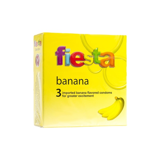 KONDOM FIESTA BANANA ISI 3 KONDOM FIESTA BANANA ISI 3