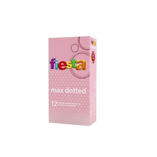 KONDOM FIESTA MAX DOTTED ISI 12 KONDOM FIESTA MAX DOTTED ISI 12