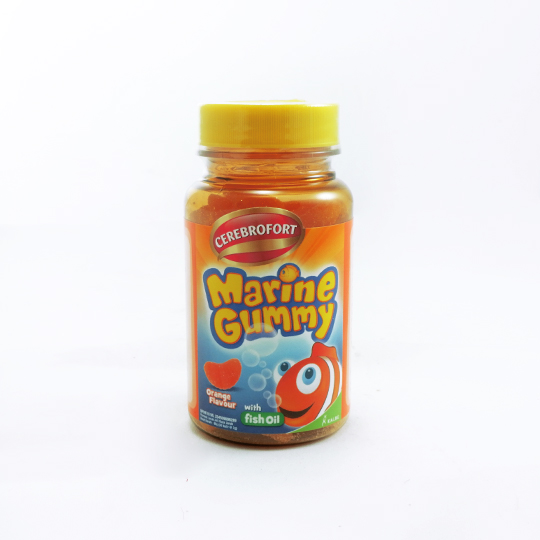 CEREBROFORT MARINE GUMMY BOTOL ORANGE 30 TABLET CEREBROFORT MARINE GUMMY BOTOL ORANGE 30 TABLET