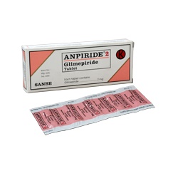 ANPIRIDE 2 MG 10 TABLET ANPIRIDE 2 MG 10 TABLET