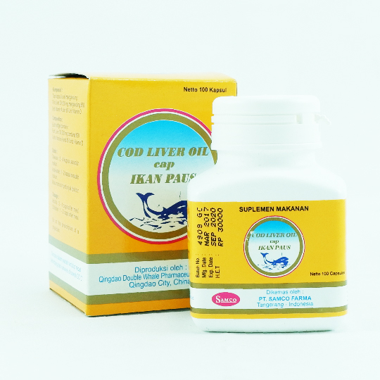 COD LIVER OIL 100 KAPSUL COD LIVER OIL 100 KAPSUL